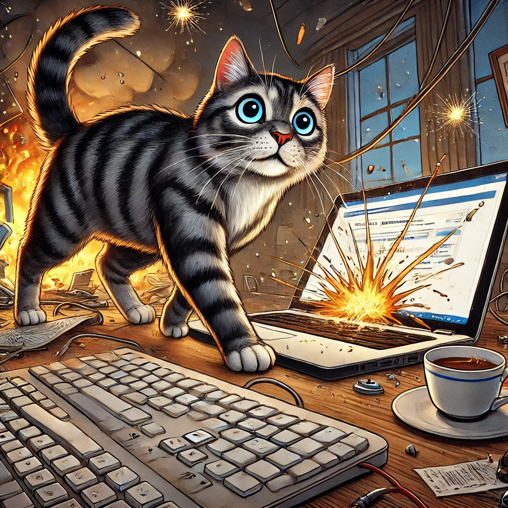 Slop Haus | A computer cat astrophe (catastrophe)