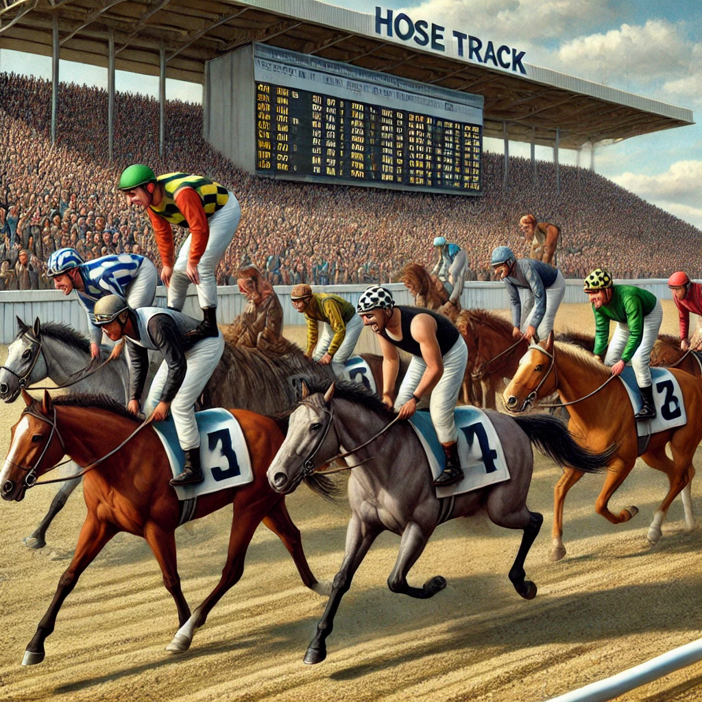 Slop Haus | A day at the hose track, it's like a horse track
